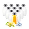 YBCPACK 12 Pack 8 OZ (250 ml) Clear Plastic Juice