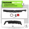 JMTAAT Rear Bumper Diffuser Compatible with 2006-2011 Honda Civic 4