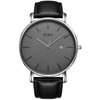 BUREI Stylish Men's Watches Minimalist Ultra Slim Date Large Face