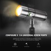 PHOTOOLEX 4 Colors Photography Flashlight with 20 Magnetic Pattern Gobos,