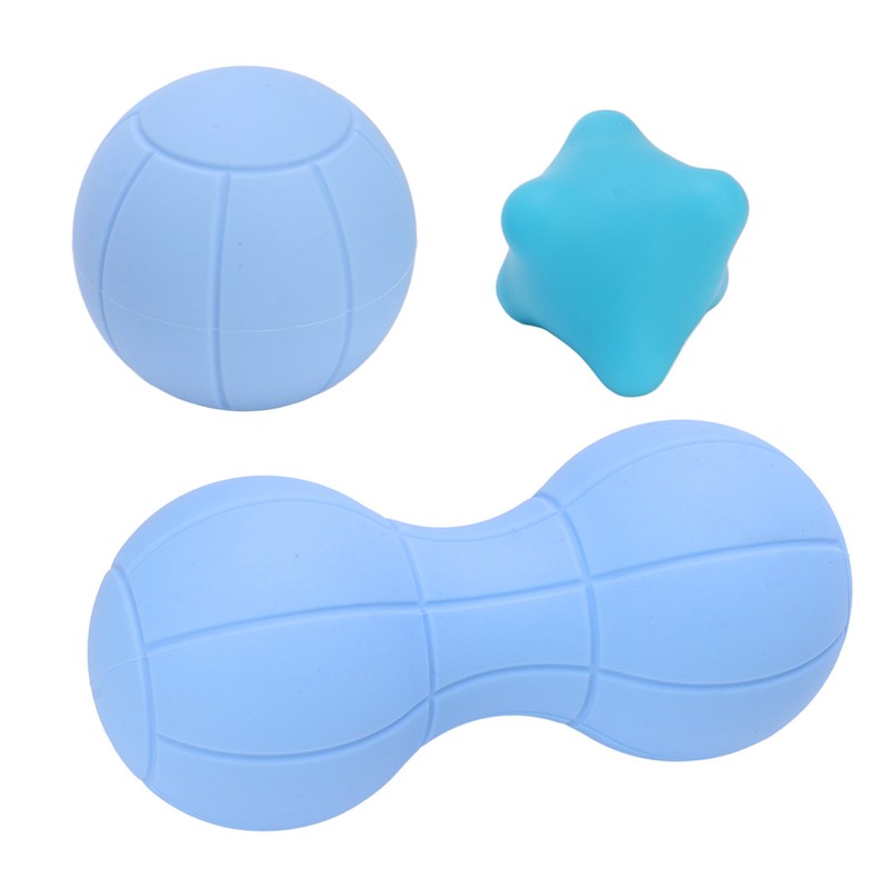 Massage Ball Set 3 Different Silicone Massage Balls for Deep