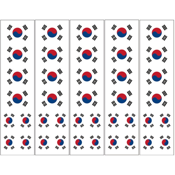 40 Tattoos: South Korean Flag, Korea Party Favors
