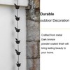 Dytabepl Rain Chains for Gutters, Rain Drain Chain, Mobile Birds