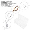 SHINEOFI 2Pcs Desktop Cable Management Box Organizer with Lid for