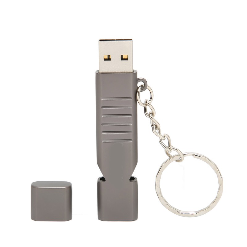 Whistle USB Flash Drives Aluminum Alloy Outdoor Waterproof USB Flash