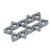 10Pcs Milling Inserts Heat Resistant Tin Plated CNC Cemented Carbide