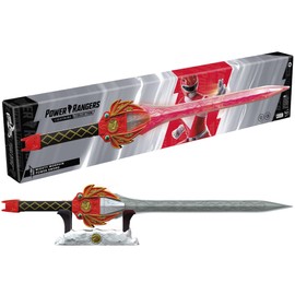 Power Rangers Lightning Collection Mighty Morphin Red Ranger Power Sword Premium Roleplay Cosplay Collectible Jason MMPR, Multicolor (F3947)
