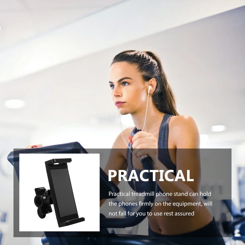 WOONEKY Treadmill Desk Tablet Holder Phone Mount Bracket Sturdy Phone