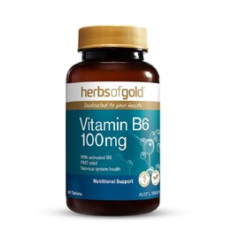 Herbs of Gold Vitamin B6 100mg Tab X 60