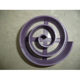 MINI SIZE SWIRL DESIGN PATTERN CONCHA COOKIE CUTTER MEXICAN SWEET BREAD STAMP MADE IN USA PR4885