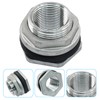 Rierdge 2 Pack Bulkhead Water Tank Fitting, 3/4" Stainless Steel