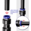 Bwintech Pack of 12 8 mm Straight Pneumatic Plug Connector,