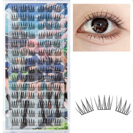 False Eyelashes, Large Capacity, Partial Eyelashes, Bunch, Natural, Partial False Eyelashes, 102