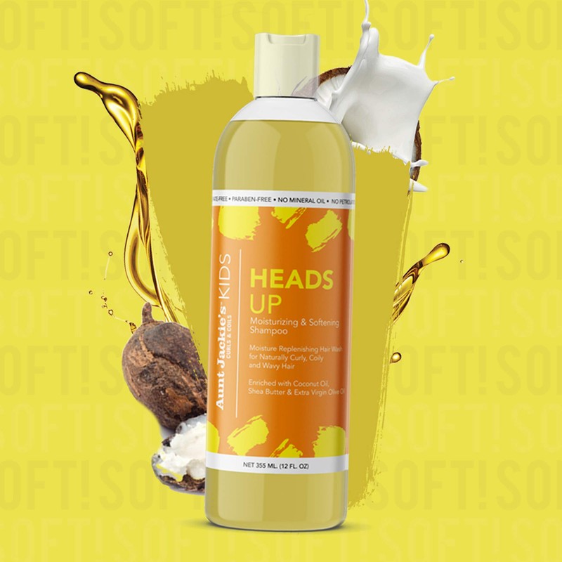 Aunt Jackie's Kids Heads Up Moisturizing and Hair Softening Shampoo