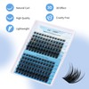Cluster Eyelash Extensions, 144 Pieces, Cluster Eyelashes, Individual Eyelashes, D-Curls,