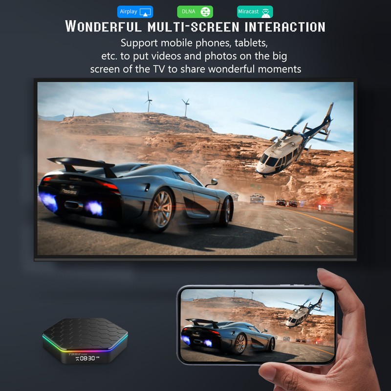 T95Z Plus Android 12.0 Smart TV Box Allwinner H618 Quad-core