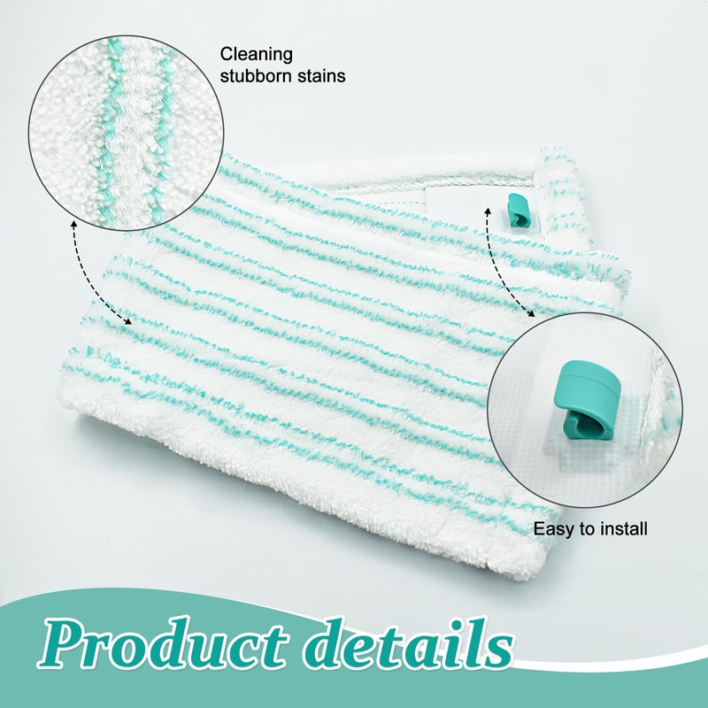 Mop Pads for Leifheit Profi XL Micro Duo/Cotton Plus Floor