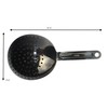 Yukiwa Julep Cocktail Strainer Black for Mixing Cup and Shaker