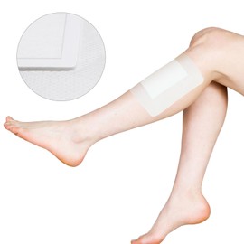 20pcs 5.1"X5.5" Self Adhesive Castor Oil Packs Wrap for Feet & Hand & Wound, Skin Friendly Castor Oil Patchs No Leakage, Naturopathy Disposable Castor Oil Pack Stickers Kit(Oil Not Included)