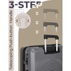 CONCEPTEN Luggage Sets 5 Piece, Suitcases with Wheels, Hardshell Suitcase