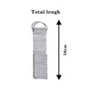 2pcs Crystal Rhinestone Diamond Curtain Tie Backs,Modern Simple Style Drape