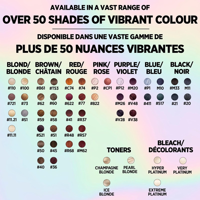 L'Oréal Paris Feria Multi-Faceted Shimmering Permanent Hair Color, 21 Bright Black Cooler, with Aromatic Shimmer Serum, Gentle, Deep Conditioning Hair Color for Women, 1 EA
