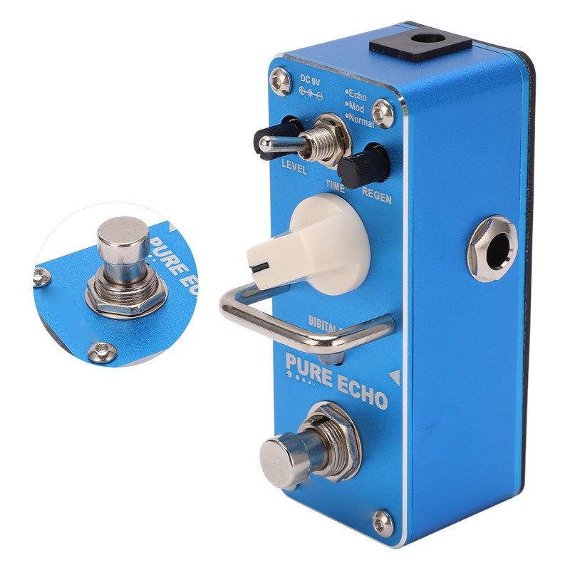Delay Effect Pure Echo Metal Monoblock Multifunctional Digital Pedal for
