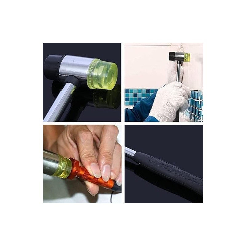 Sleek Style® High Quality Rubber Mallet Hammer 25mm Small Nylon