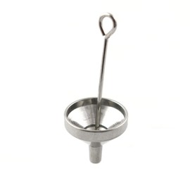 PZRT Stainless Steel Mini Funnel 1" Perfume Powder Sub Packaging Tool for Miniature Bottles, Essential Oils