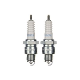 2 x Spark Plug BPR6 HSA Spark Plugs Set of 2 Suitable for CPI Keeway Generic ATU Explorer 50 cc 2-Stroke Scooter/Scooter Compatible with WR6BC WR6DP, W20FPR W20FPR-L W20FPRL W20FR-L WF20TT