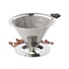 Cilio Permanent Filter for Coffee with Stand Stainless Steel