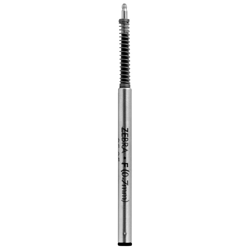 Zebra Pen F-Series Stainless Steel Ballpoint Pen Refill, Fine Point,