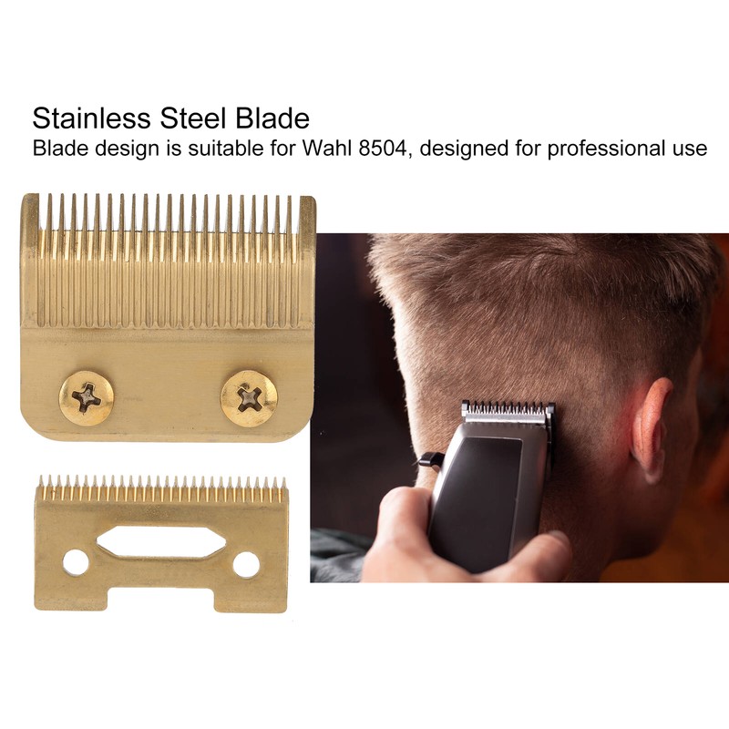 Hair Trimmer Replacement Blades Stainless Steel 2 Holes Clipper Blades