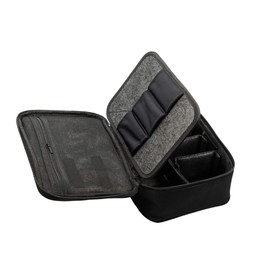 CALI Black Large Premium Smell Proof Case Lockable - Store Your Smoking Stash 18cm x 24cm