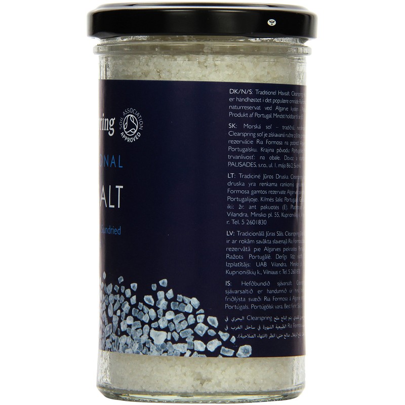 Clearspring Traditional Unrefined Sea Salt, 250g (Pack of 2)