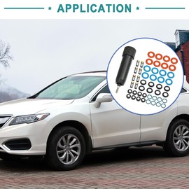 ACROPIX Fuel Injector Seal O-Ring Fuel Injector Rubuild Kit Fit for Volvo XC90 4.4L V8 2005-2011 for Volvo S80 4.4L V8 07-10 - Pack of 9