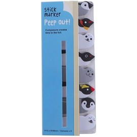 1 Pc Penguin Kawaii DIY Memo Pad Sticky Notes Page Flags Index Tabs Cute Cat Panda Sticky Notes Index Self-Stick Memo Flags Tab Bookmark Marker Pad Self Stick Note Pads