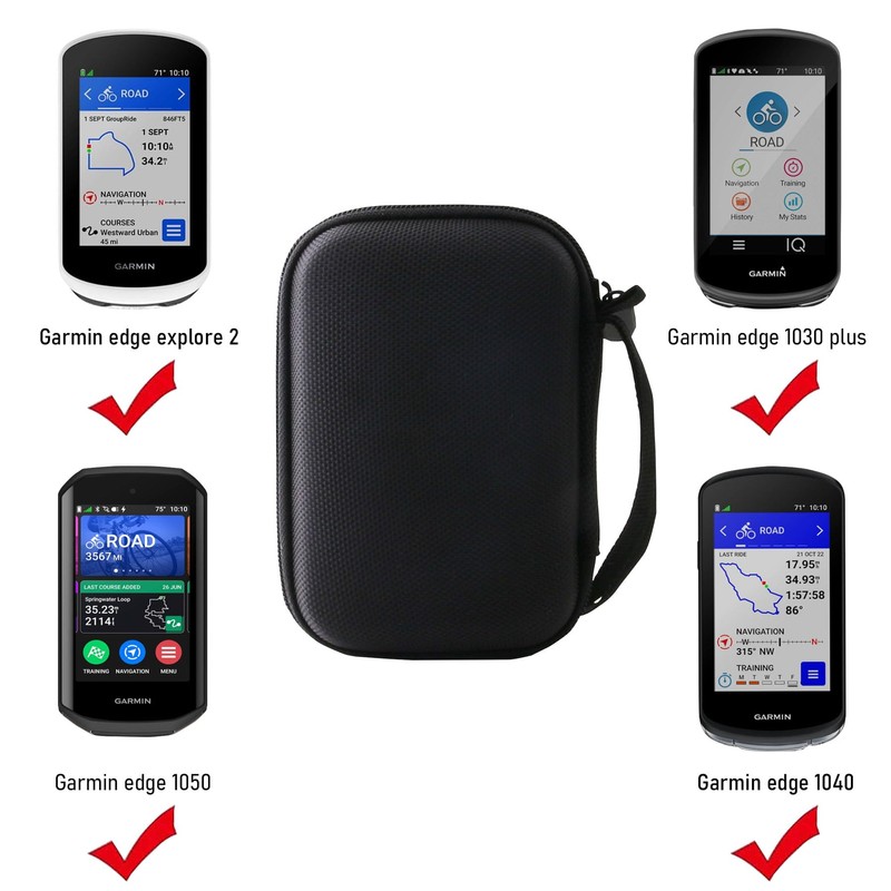 WERJIA Hard Carrying Case Compatible with Garmin Edge 1050/1040/1030 Plus/Garmin