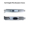 PC Power Button Extension Cable with Full Height PCIe Bracket