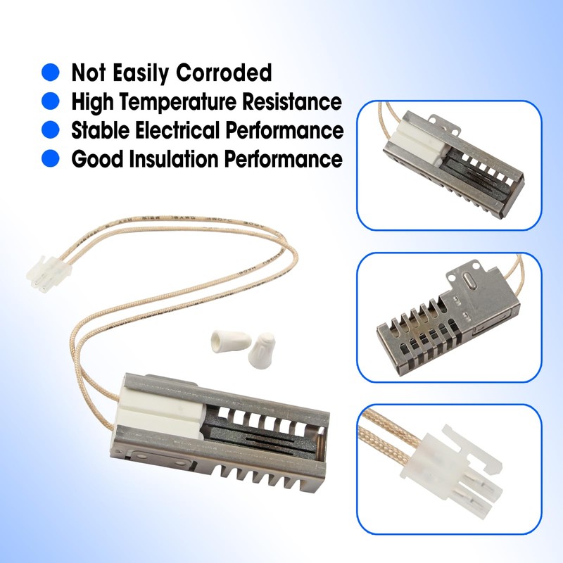 W11596211 Upgraded Gas Range Oven Igniter Replace P7432P143-60 74007965 WP7432P143-60