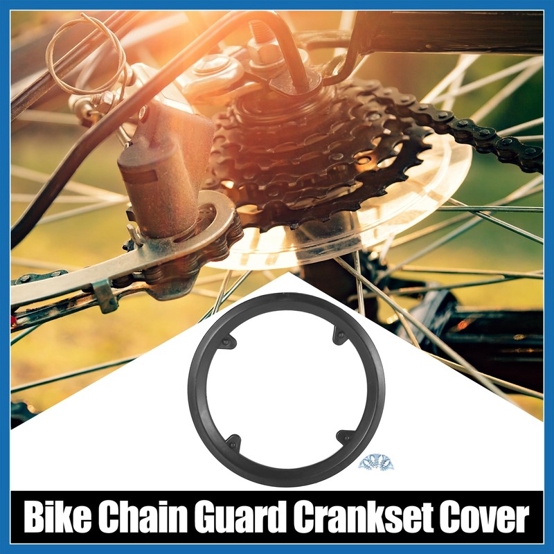 A ABSOPRO 42 Teeth 9.7-10.7cm Bicycle Crankset Chain Wheel Cover