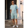 Fastkoala Men's Tracksuit Outfit Set Two Piece Round Neck Suits