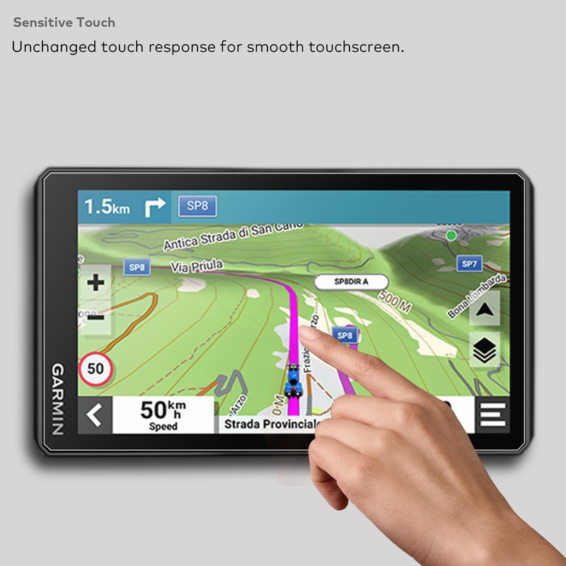INNOSURE [2-PACK] Tempered Glass Screen Protector for Garmin Zumo XT2,