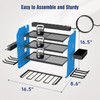 Heavy Duty Power Tool Organizer Wall Mount with Charging Station,