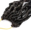 LYCSOU 18 Inch Faux Locs Crochet Hair Soft Goddess Locs