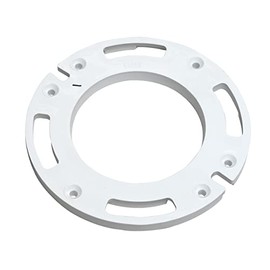 Oatey 43646 Closet Flange Spacer, 1/2 in T, PVC, White, 0.5 Inch