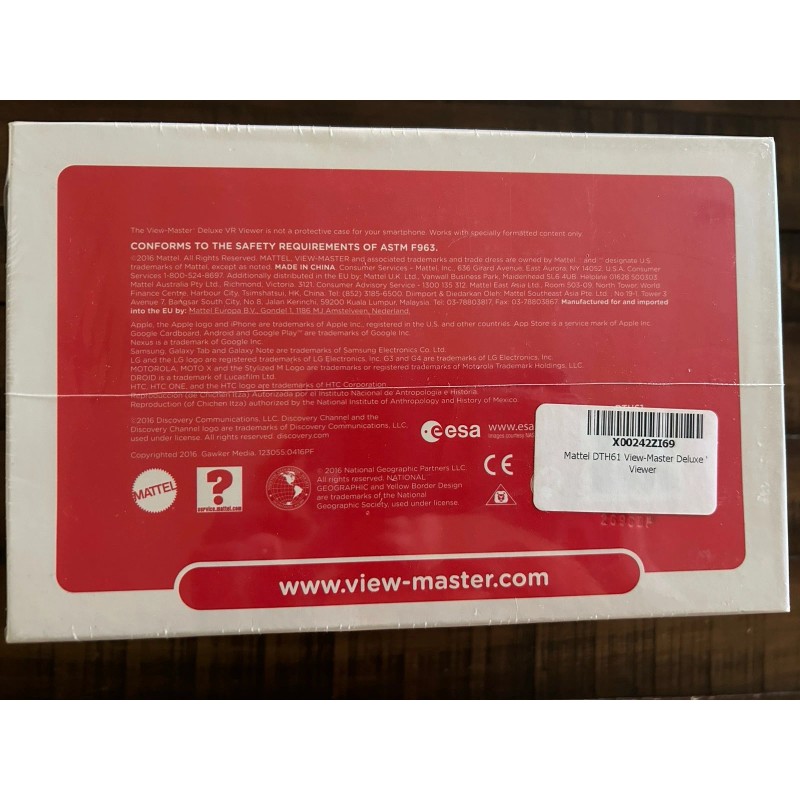Mattel View-Master Deluxe 3D VR Viewer - Google Cardboard Compatible-