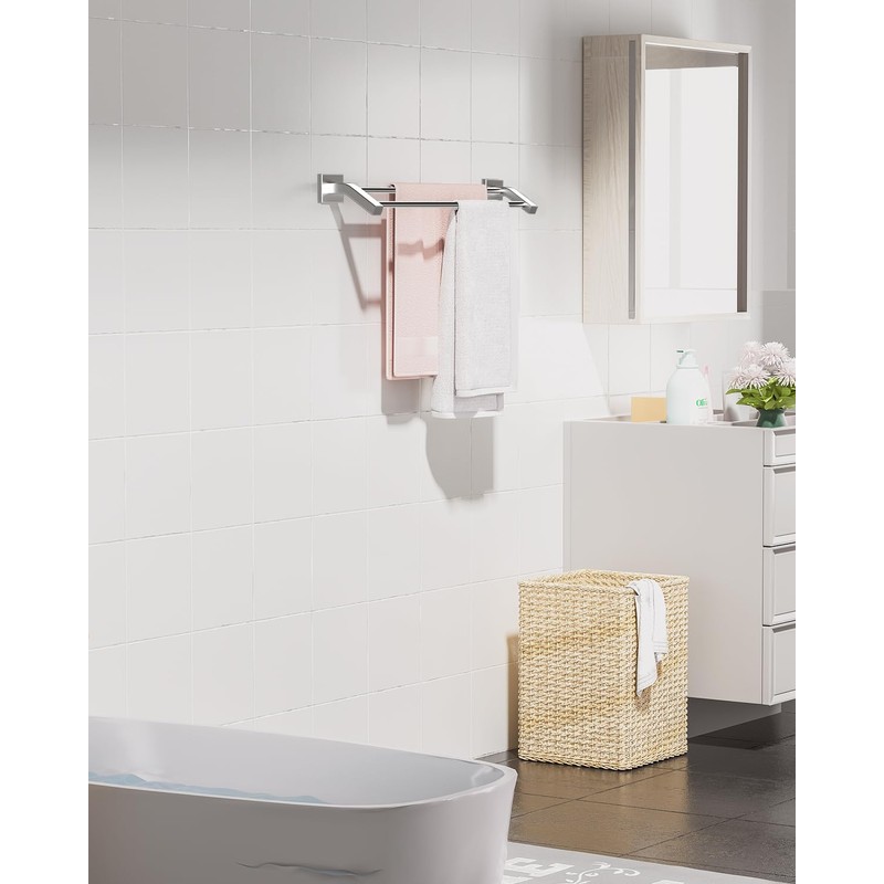 Alise Bath Double Towel Bars Towel Racks for Bathroom,Wall Mount