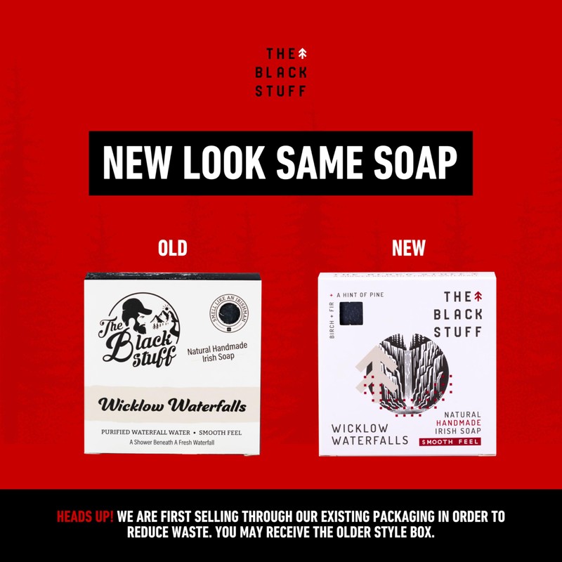 The Black Stuff All Natural Bar Soap for Men Handmade