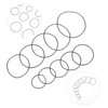 SAFIGLE 600pcs Watch Seal Rubber Gaskets for Waterproofing Thickness for